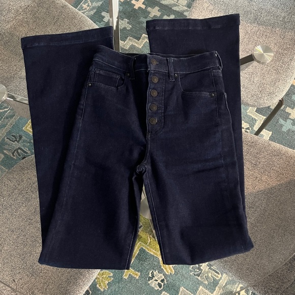 Express Flare Leg High Waisted Jeans - Picture 1 of 7